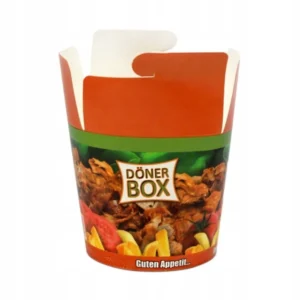 Kebab box medio 500 pezzi